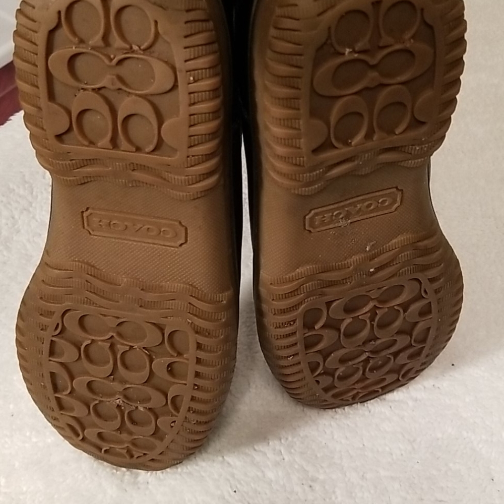 Coach Sparrow Winter Boots Black 9.5 - Picture 6 of 7
